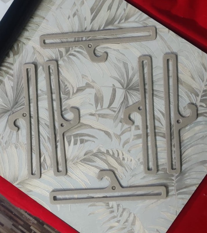 White Hook Hanger Components by Eagle Print Care