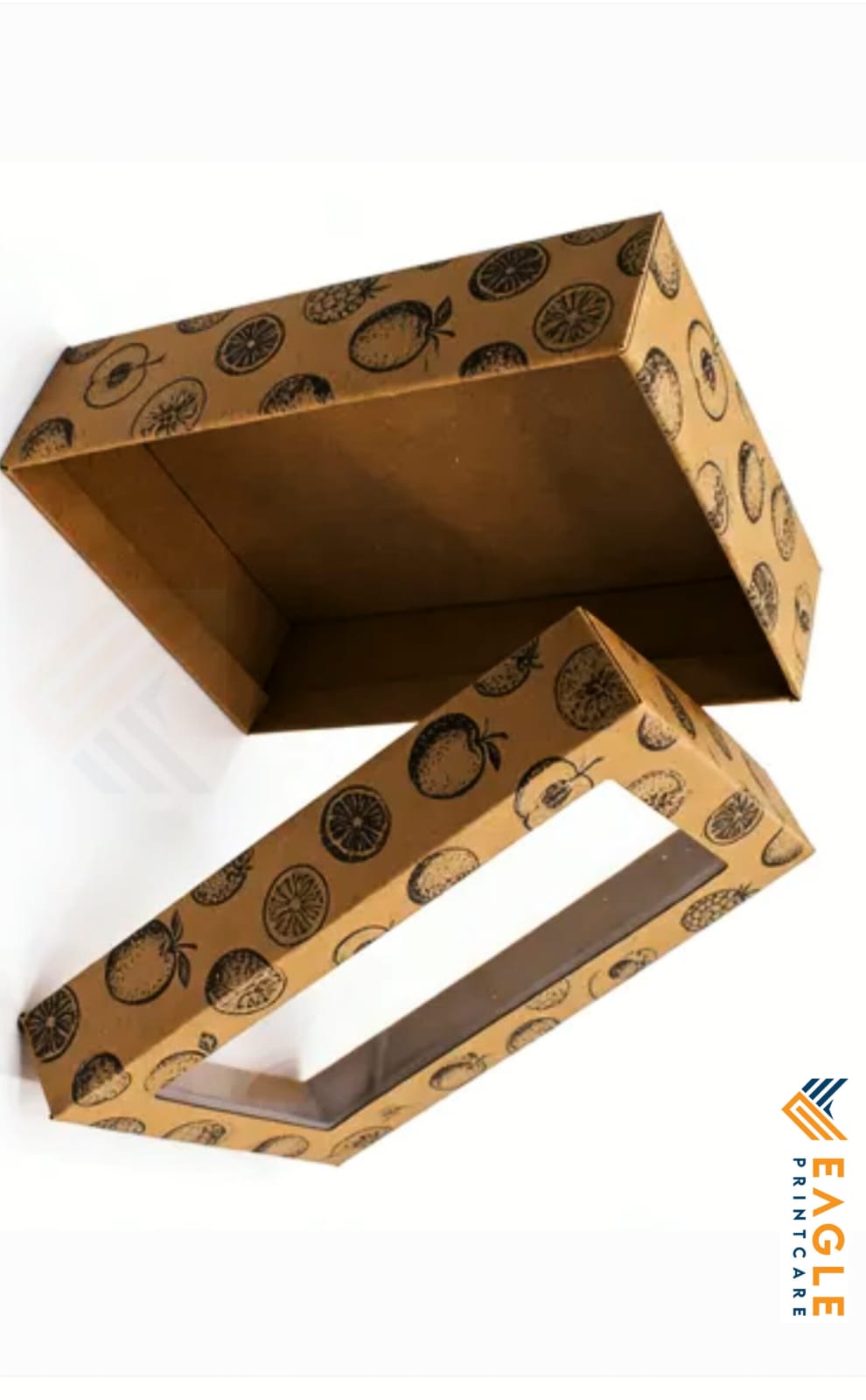 Printed Kraft Window Sleeve Box by Eagle Print Care