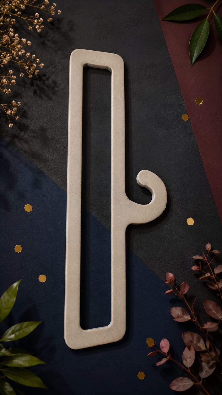 Natural Long-Slot Paper Hanger by Eagle Print Care