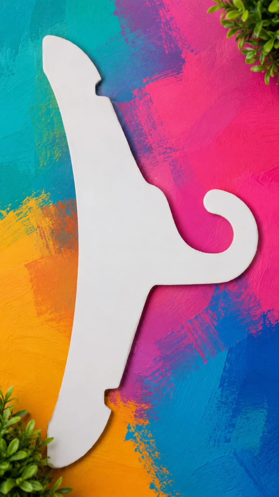 Curved Die-Cut Paper Hanger by Eagle Print Care