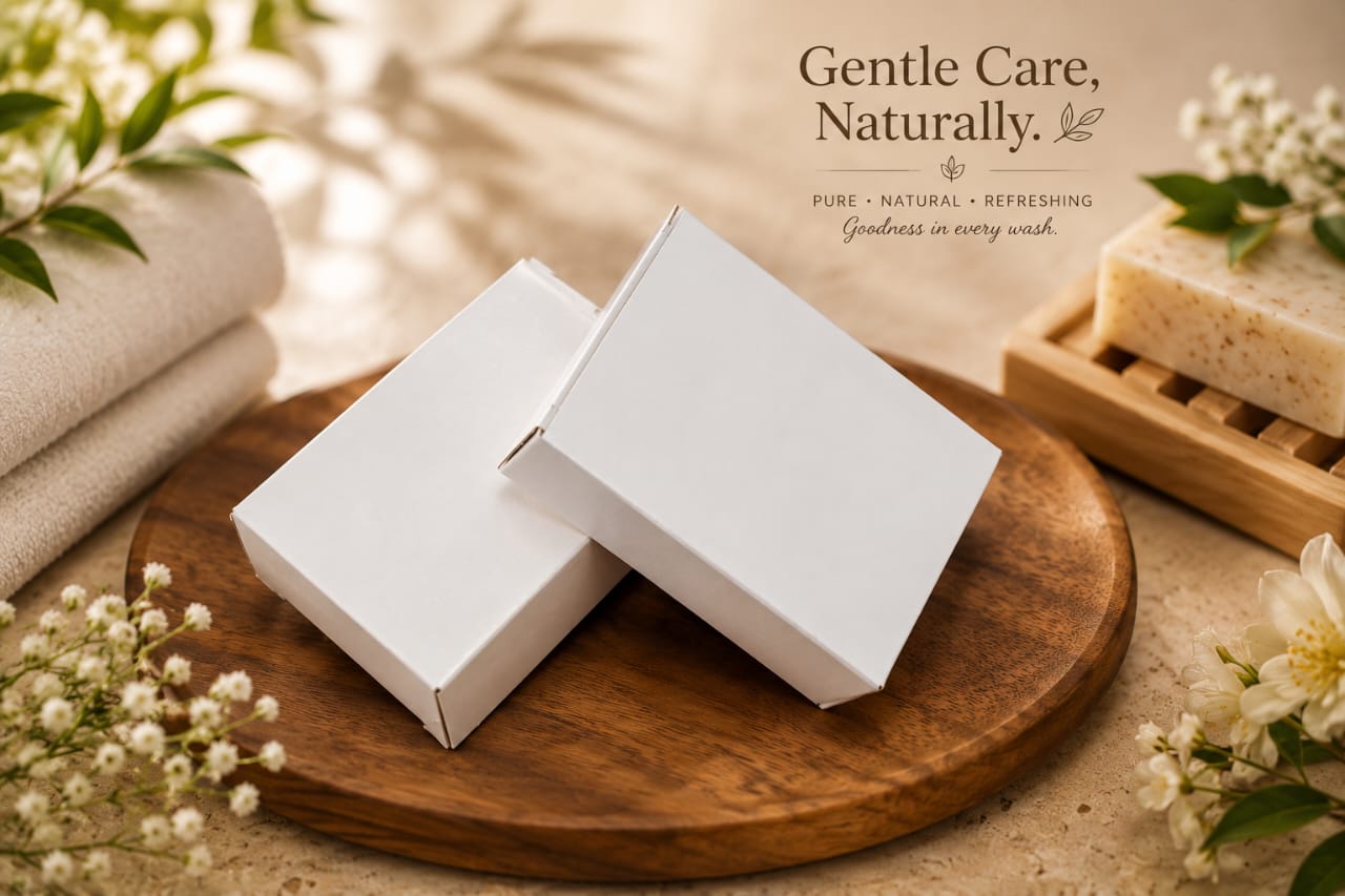 Minimal White Soap Cartons by Eagle Print Care