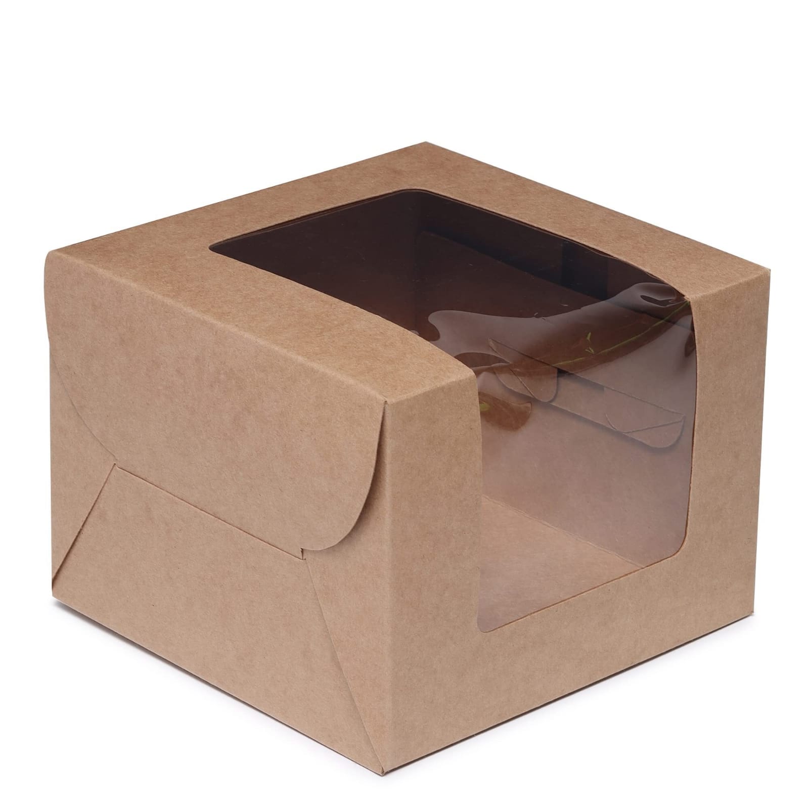 Custom Kraft Bakery Window Box