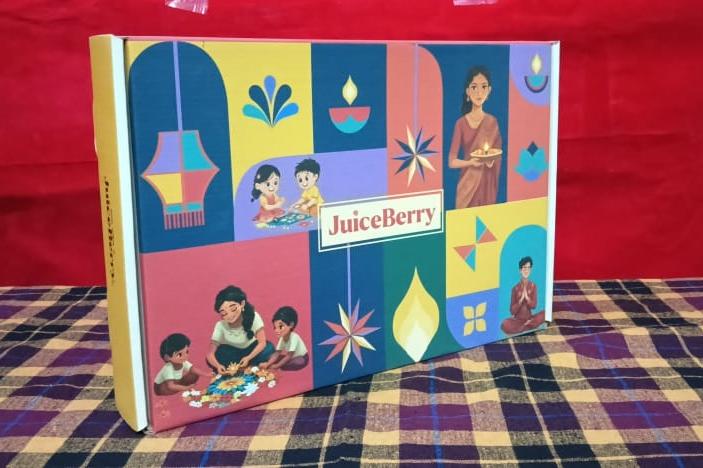 Full-colour illustrated printed retail carton